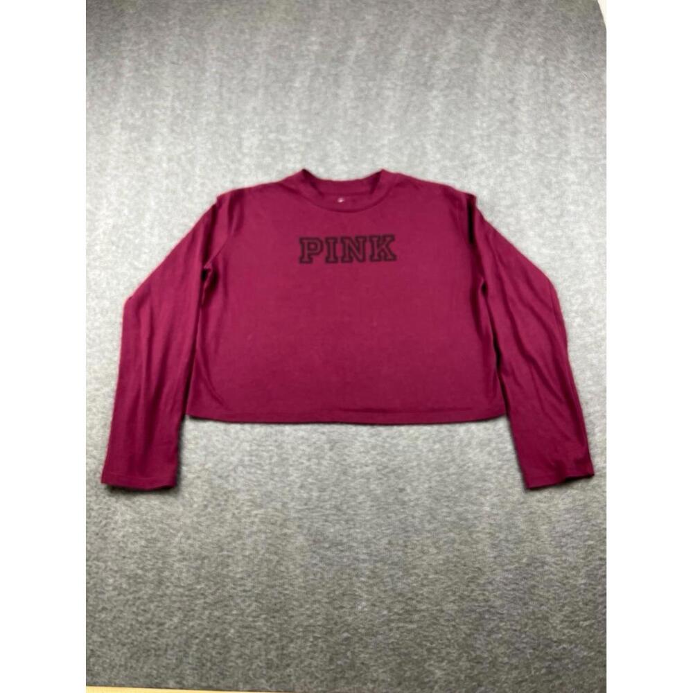 Victoria's Secret PINK Long Sleeve Crop Top‎ Size XS